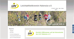 Desktop Screenshot of lav-halensia.de
